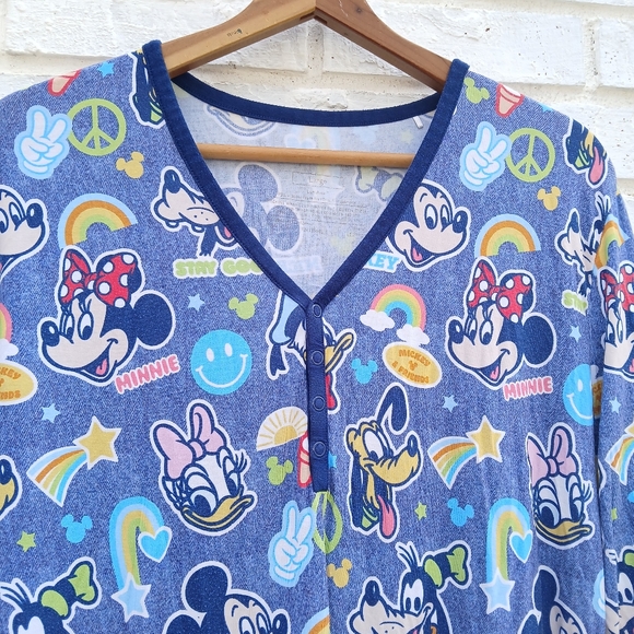 Little Sleepies Disney Mickey Clubhouse Bamboo Pajama Set - Picture 4 of 9